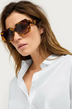 Ellos Solbriller>Collection Tonet solbriller Skildpaddemønstret