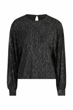 Ellos Collection Top med pufærmer sort Discount