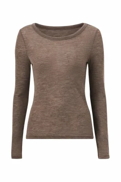Ellos Collection Top i fin uldkvalitet Brun Best
