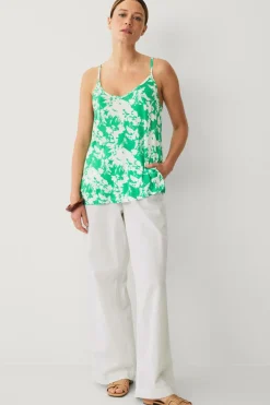 Ellos Collection Top Grønmønstret Clearance