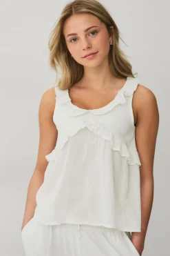 Ellos Toppe & T-Shirts>Collection Top med flæser