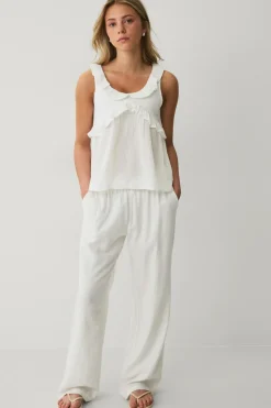 Ellos Toppe & T-Shirts>Collection Top med flæser