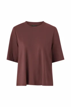 Ellos Collection Top i kraftig strik Vinrød Sale