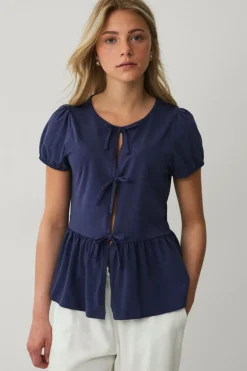 Ellos Toppe & T-Shirts>Collection Top med peplumdesign