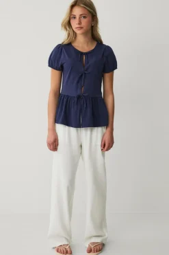 Ellos Toppe & T-Shirts>Collection Top med peplumdesign