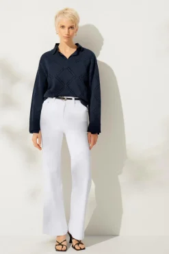 Ellos Trøjer & Cardigans>Collection Trøje Solveig Marineblå