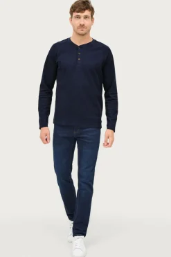 Ellos Trøjer>Collection Trøje Chase Marineblå