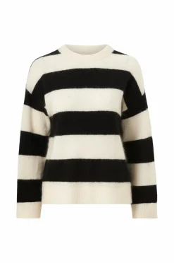 Ellos Collection Trøje Hilda Sort/hvid Discount