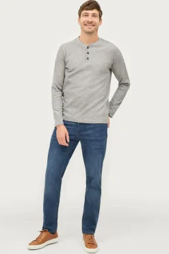 Ellos Collection Trøje Chase Lysegrå melange Discount