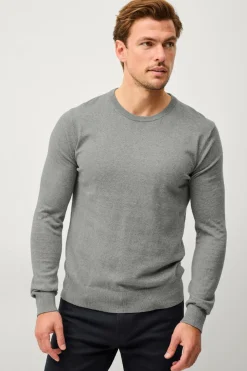 Ellos Trøjer>Collection Trøje Elias Gråmeleret