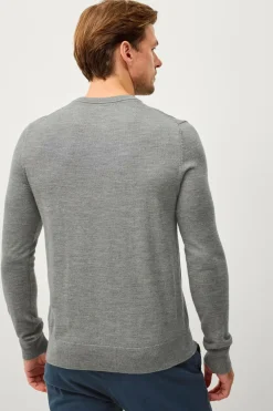 Ellos Collection Trøje Aron Gråmeleret New