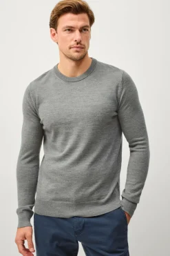 Ellos Collection Trøje Aron Gråmeleret New