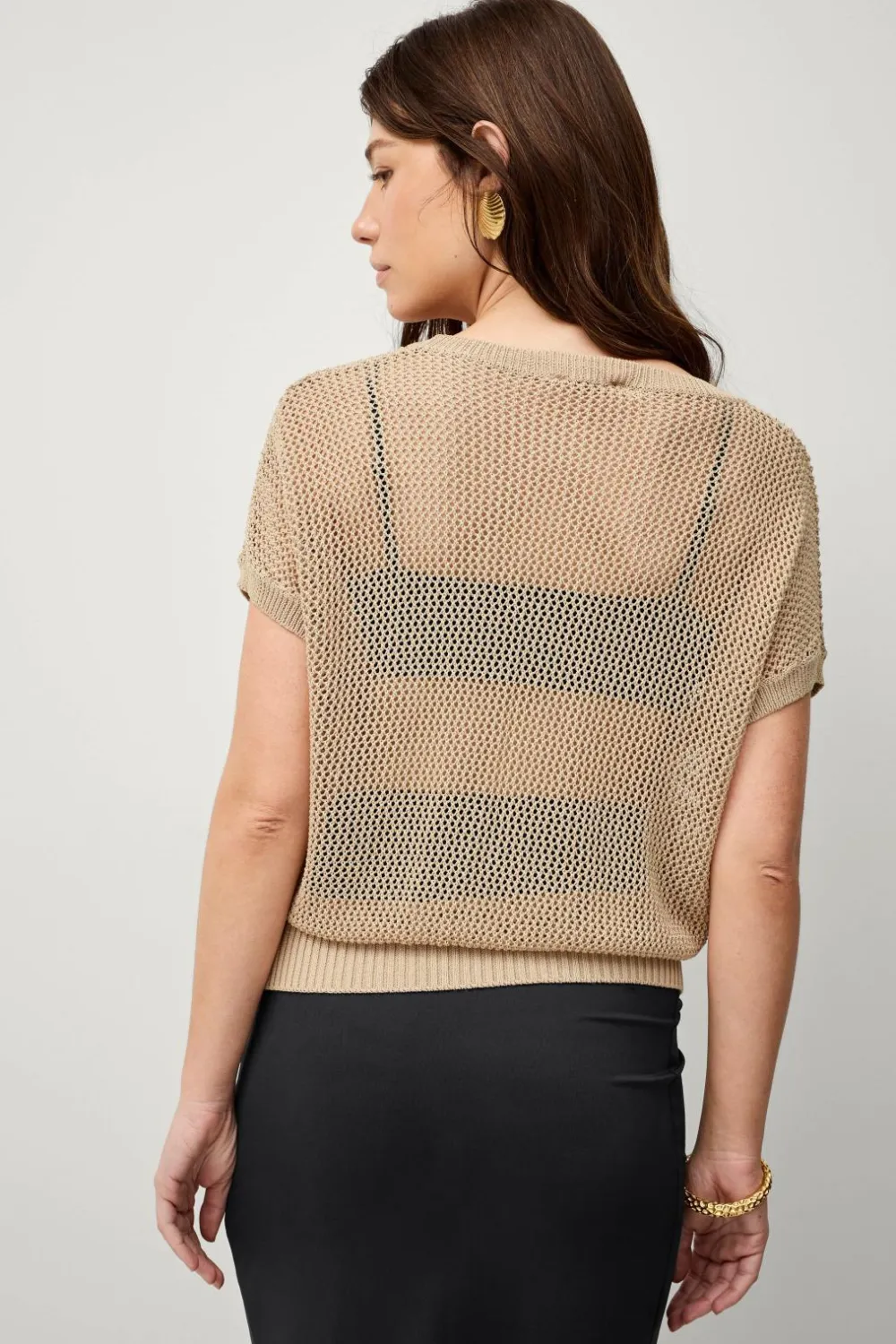 Ellos Collection Trøje Nilla Beige Hot