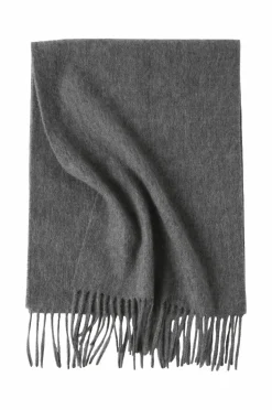 Ellos Collection Tørklæde i uld Allan Gråmeleret Discount