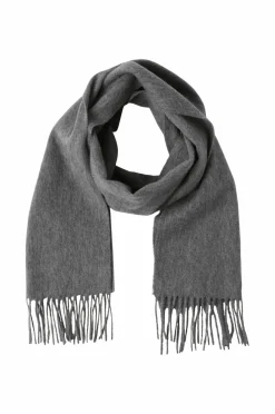 Ellos Collection Tørklæde i uld Allan Gråmeleret Discount