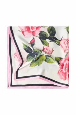Ellos Collection Tørklæde blomstret Hot