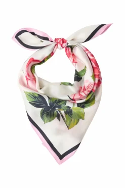 Ellos Collection Tørklæde blomstret Hot