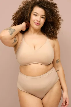 Ellos Trusser>Collection Trusser med brasiliansk snit 2-pak Beige