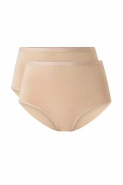 Ellos Collection Trusser i mikrofiber 2-pak Beige Discount
