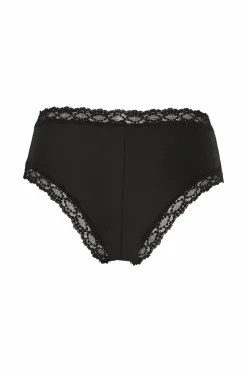 Ellos Collection Trusser med blonder i taljen Sort Online