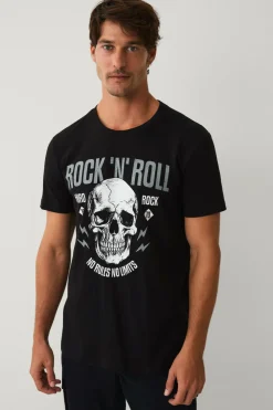 Ellos T-Shirts & Tanktoppe>Collection T-shirt med print sort