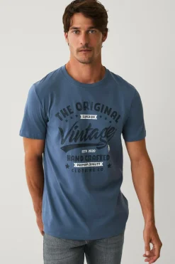 Ellos Collection T-shirt med print Blå