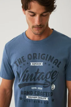 Ellos Collection T-shirt med print Blå