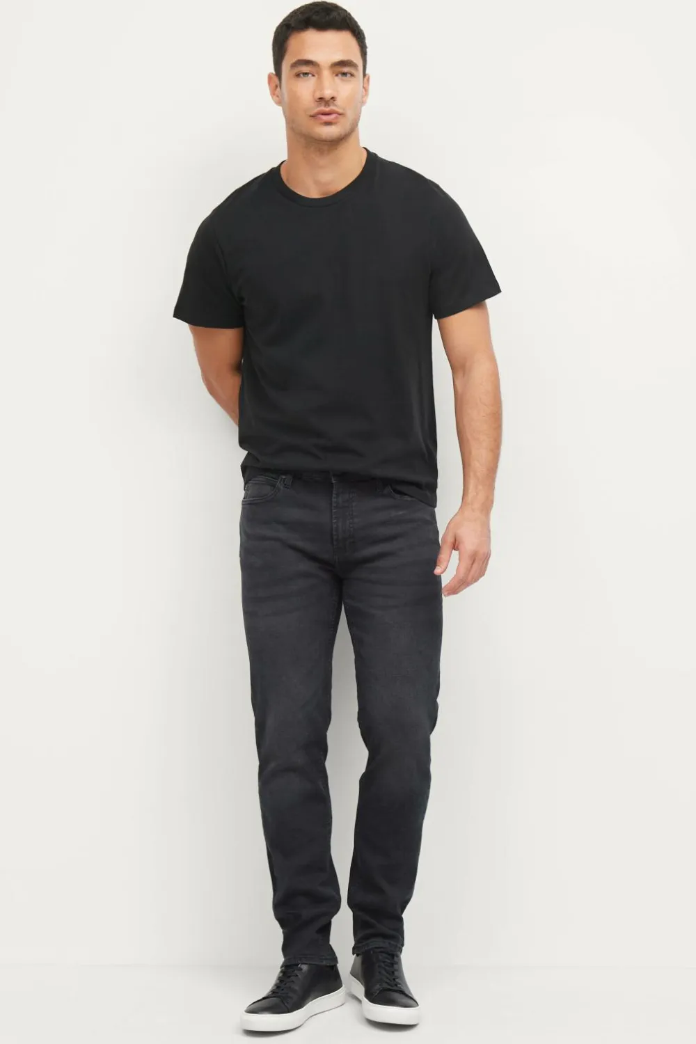 Ellos Basistøj|Nattøj & Homewear>Collection T-shirt Sam i ekstra kraftig jersey Black mdf/metal