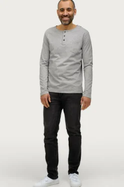 Ellos Collection T-shirt Tom Gråmeleret Outlet