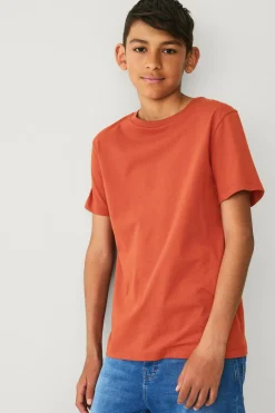 Ellos Basistøj|Toppe & T-Shirts>Collection T-shirt Basic Rustrød