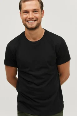 Ellos Basistøj|T-Shirts & Tanktoppe>Collection T-shirt med rund hals Sort