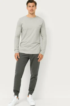 Ellos Basistøj|T-Shirts & Tanktoppe>Collection T-shirt Keith L/S Gråmeleret