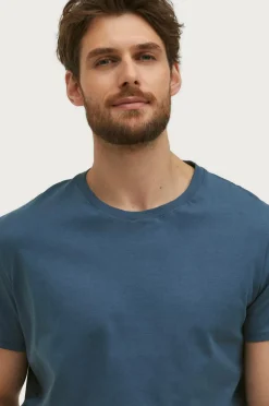 Ellos Basistøj|T-Shirts & Tanktoppe>Collection T-shirt med rund hals Blå