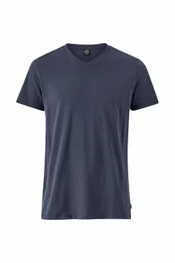 Ellos Collection T-shirt Karl V-neck Marineblå Outlet
