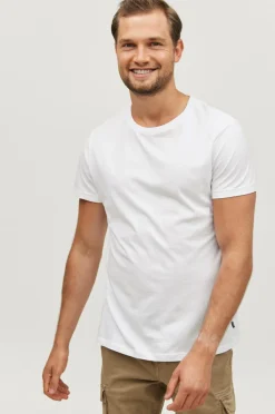 Ellos Basistøj|T-Shirts & Tanktoppe>Collection T-shirt med rund hals Hvid