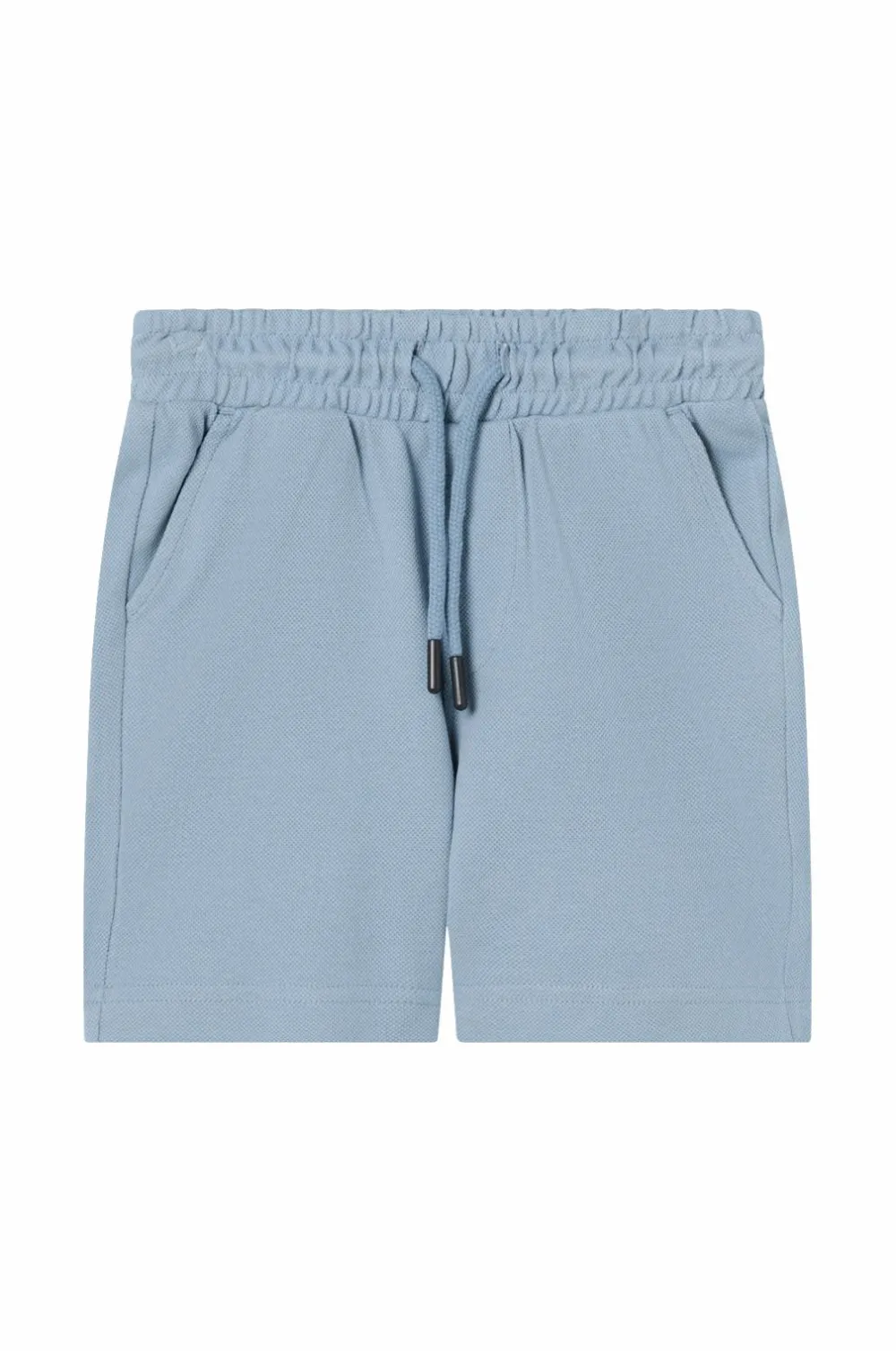 Ellos Sæt Til Børn>Collection T-shirt + shorts i pique-materiale Lys denimblå