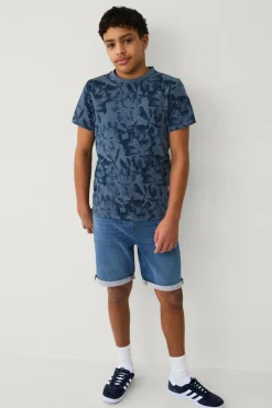 Ellos Toppe & T-Shirts>Collection T-shirt med printet mønster Hvid blomstermønstret