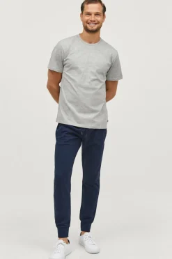 Ellos Basistøj|Nattøj & Homewear>Collection T-shirt Sam i ekstra kraftig jersey Gråmeleret