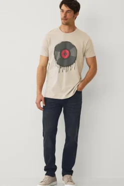 Ellos T-Shirts & Tanktoppe>Collection T-shirt med tryk Beige