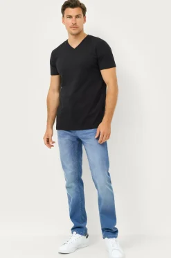 Ellos Basistøj|T-Shirts & Tanktoppe>Collection T-shirt Karl 3-pak Black mdf/metal