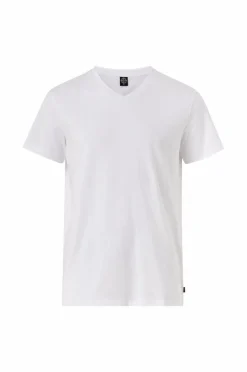 Ellos Collection T-shirt Karl V-neck Hvid Hot