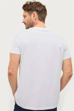 Ellos Collection T-shirt Karl V-neck Hvid Hot