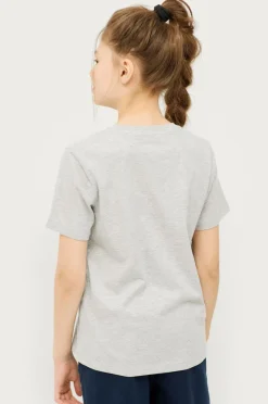 Ellos Basistøj|Toppe & T-Shirts>Collection T-shirt Basic Lysegrå melange