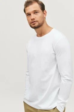 Ellos Collection T-shirt Keith L/S Hvid Hot