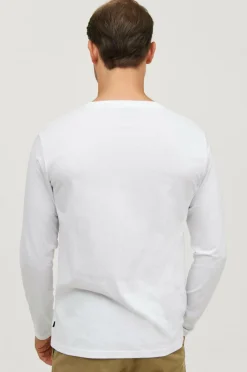 Ellos Collection T-shirt Keith L/S Hvid Hot