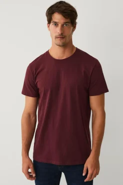 Ellos Collection T-shirt med rund hals Bourgogne Online