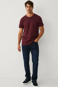 Ellos Collection T-shirt med rund hals Bourgogne Online