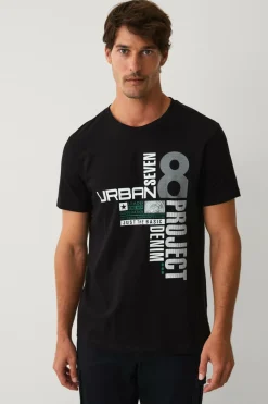 Ellos Collection T-shirt med print sort Outlet