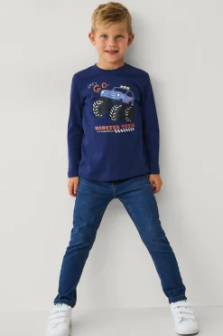 Ellos Collection T-shirt med lange ærmer Blå dybder New