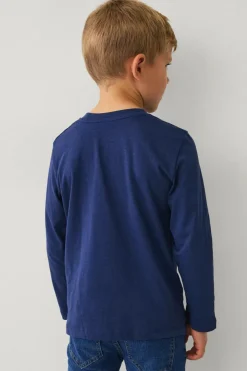 Ellos Collection T-shirt med lange ærmer Blå dybder New